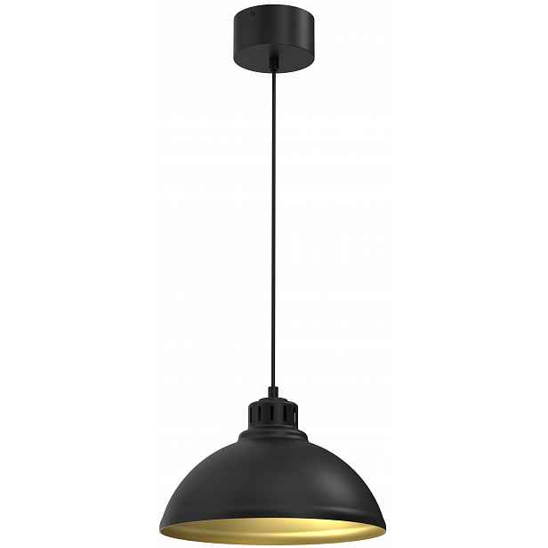 Závěsná lampa Sven Černá Zlatá, luxusní kovový akcent do interiéru