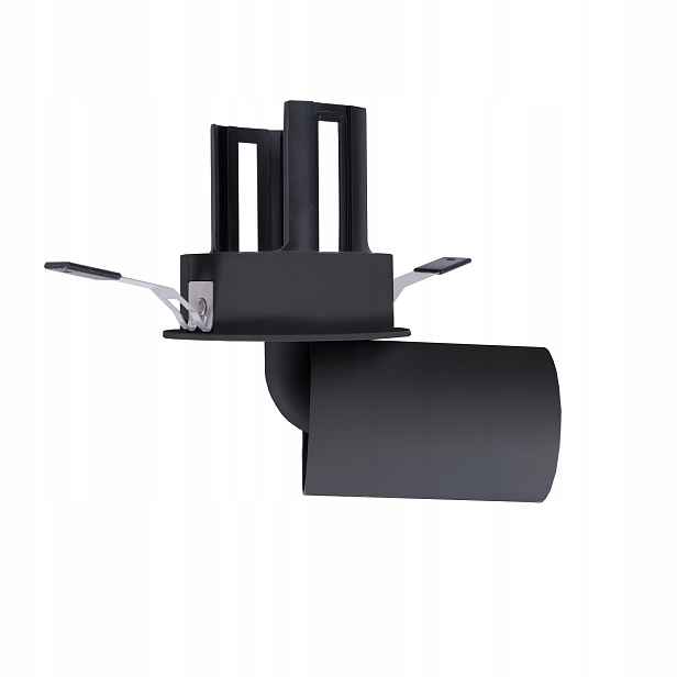 Maxlight Halo Led zápustná lampa 9W, černá, nastavitelná, IP20