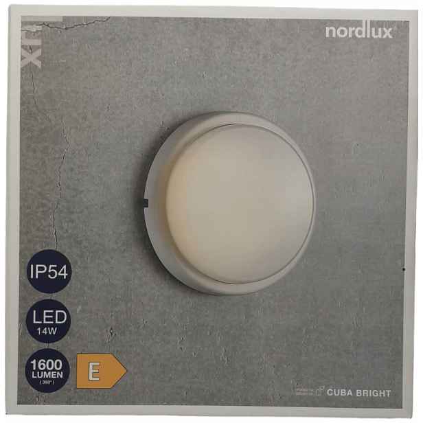 Nástěnná Stropní lampa Nordlux Led IP54 Led 14W 1600LM Silná Cuba Bright