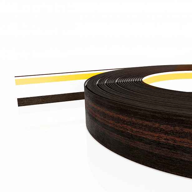 Okenní maskovací lišta plochá Mahagon 30 mm pro Pvc okna 15 m