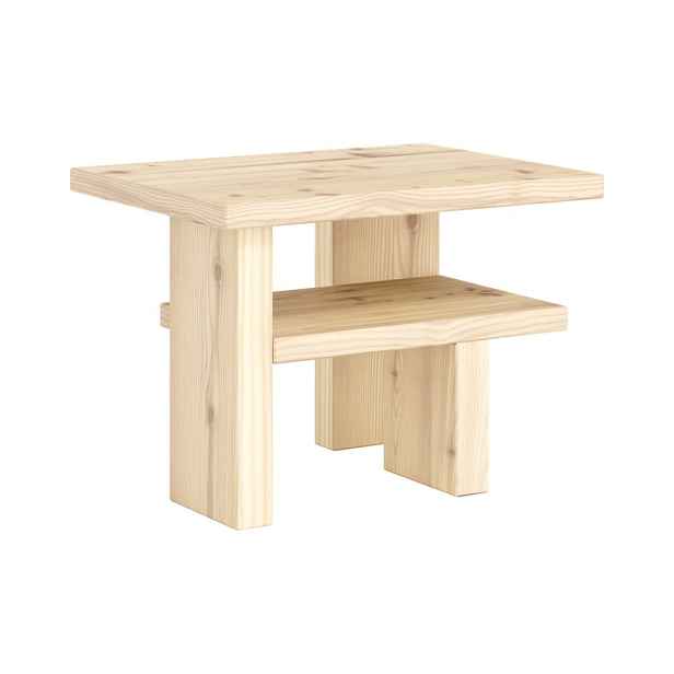 Odkládací stolek z borovicového dřeva 34x45 cm Japan – Karup Design
