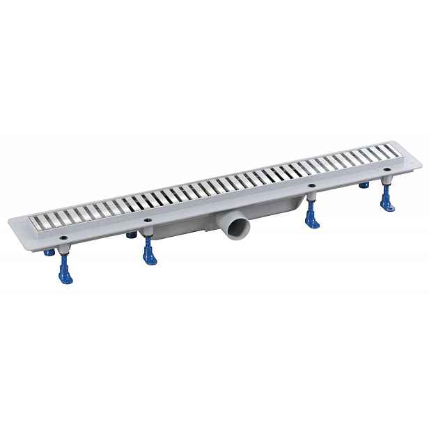 Bruckner - Sprchový žlab 81 cm, s roštem, nerez 700.158.2
