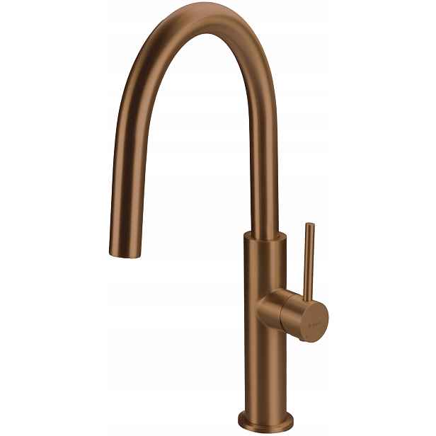 Kuchyňská baterie Evora Deante Copper Měď staré zlato