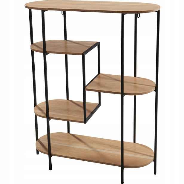 Květinový Záhon 5-ÚROVŇOVÝ Mdf Dřevěný Regál Stojan Na Rostliny Květináče Loft