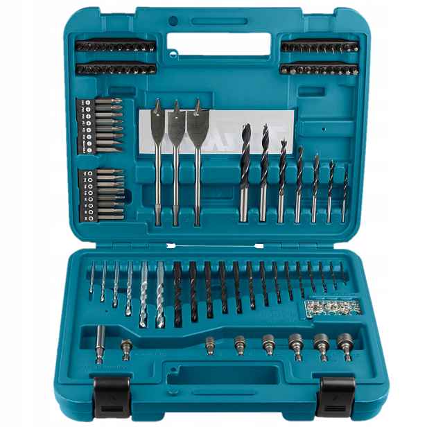 Makita D-47248 Všestranná Sada Vrtáků A Bitů V Kufru 100 Ks