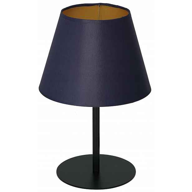 Stolní lampa Arden Modrá Zlatá, moderní do ložnice