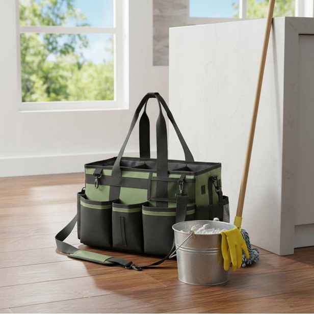 Velká Taška Na Čisticí Prostředky 39×26×23 CM, Organizér Na Úklid