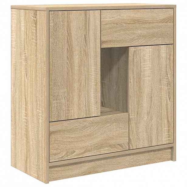 vidaXL Příborník se zásuvkami a dvířky Dub Sonoma 70,5x34x74,5 cm
