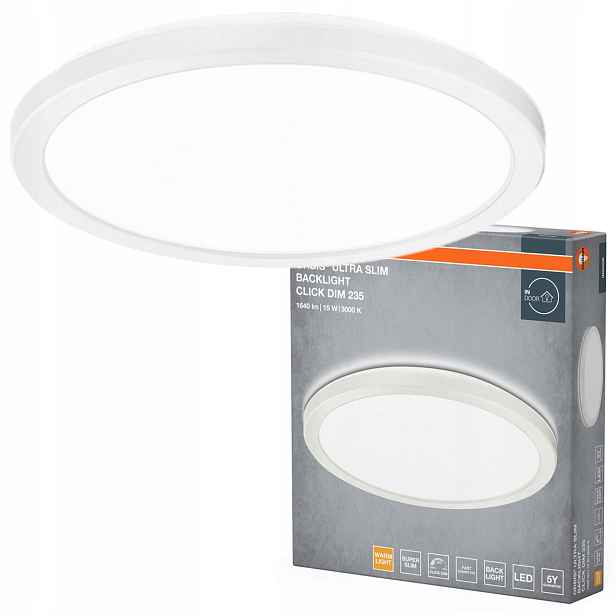 Stropní Svítidlo Led nástěnné svítidlo 15W 1100lm 3000K Kulatý Bílý Orbis Osram