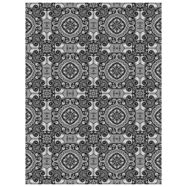 Fototapeta Monochromatické šedé ornamenty abstrakce 206x275 lepidlo