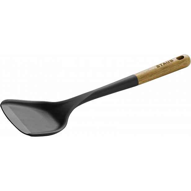 Staub obracečka wok silikonová, s dřevěnou rukojetí, 31 cm