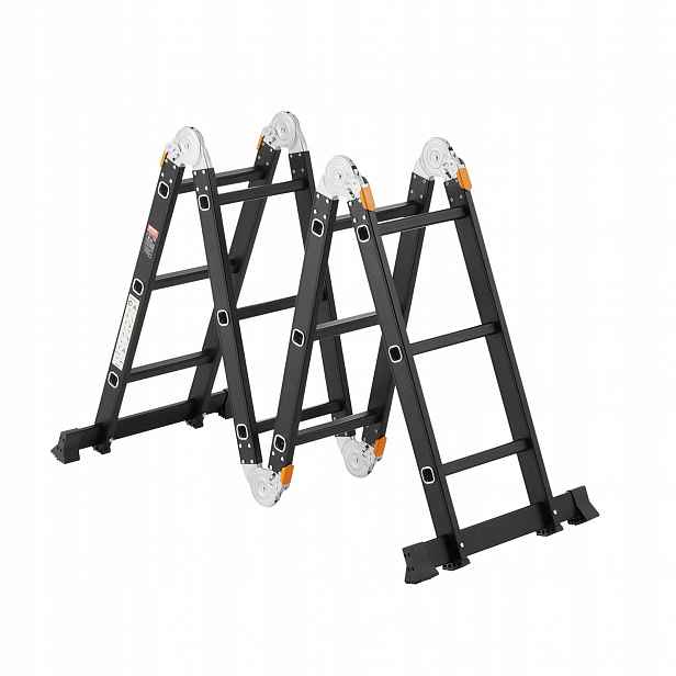Žebřík 7v1 3 stupňů 3,6 m platforma hliníkové lešení