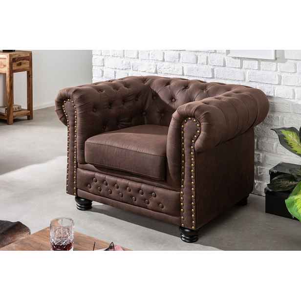 Chesterfield křeslo MIDAS Dekorhome