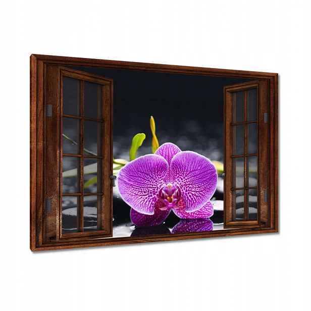 Obrazy 90x60 Fialová orchidej