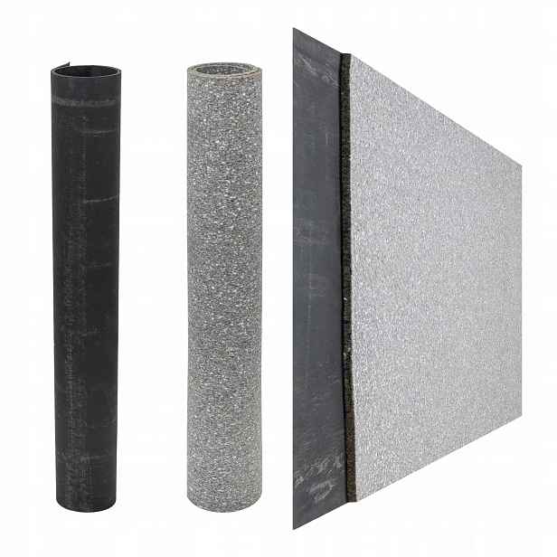 Gumová pěnová podložka podložka pod kobercovou krytinu Pvc 1m2 1,2 cm
