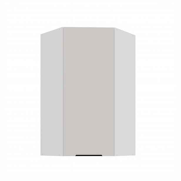 Horní rohová skříňka Como 60x60 GN-108 1F (45°) Barva korpusu: Bílá, Barva dvířek: Kašmír