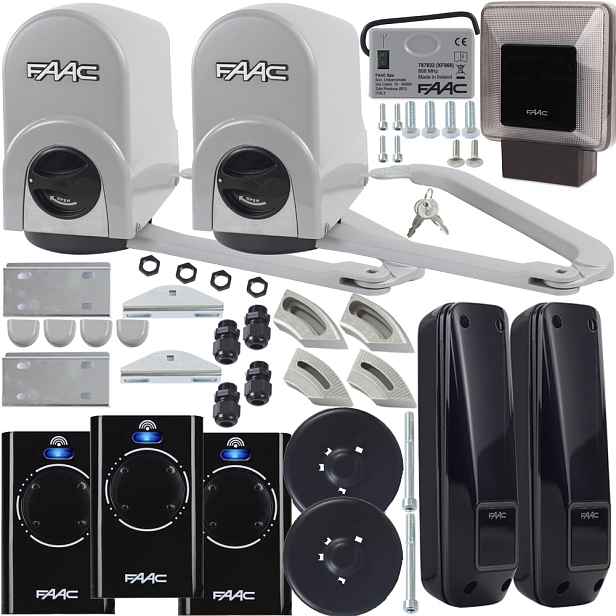 Sada pro brány Faac Energy 391 3 x Pilot Lampa Xled