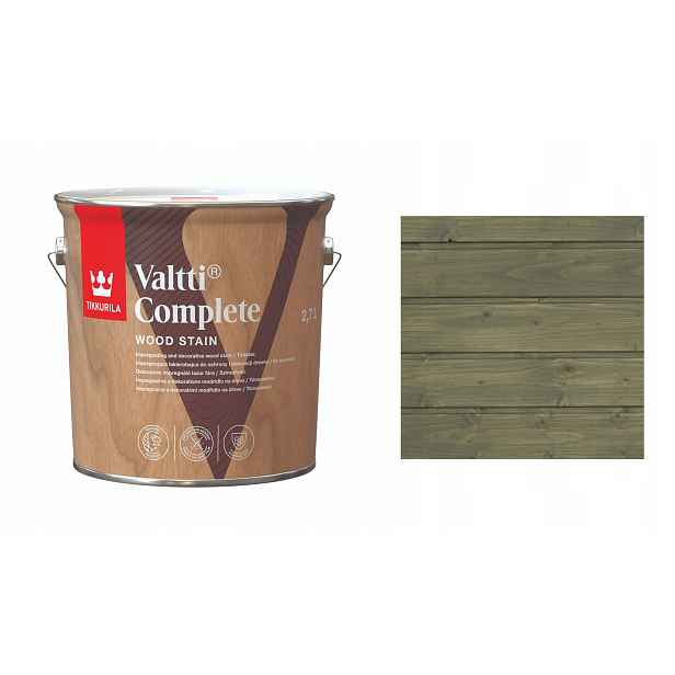 Tikkurila Valtti Complete 2,7L 242A Goldcrest Lakovací Nátěr S Rozpouštědly