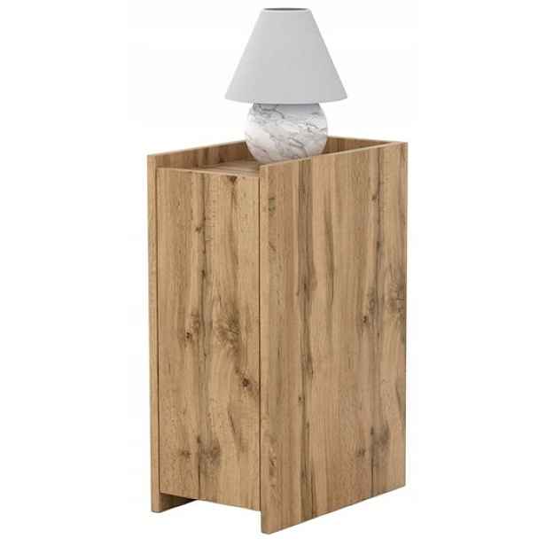 Úzký noční stolek Narrow dub wotan noční stolek šířka 25 cm