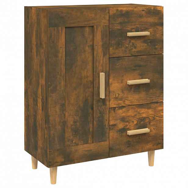 vidaXL Příborník kouřový dub 69,5 x 34 x 90 cm kompozitní dřevo