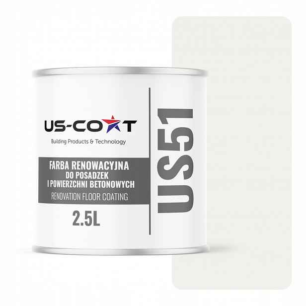 Barva Na Renovaci Podlah Beton Garáž Bílá Silniční RAL9016 Polomat 2,5L