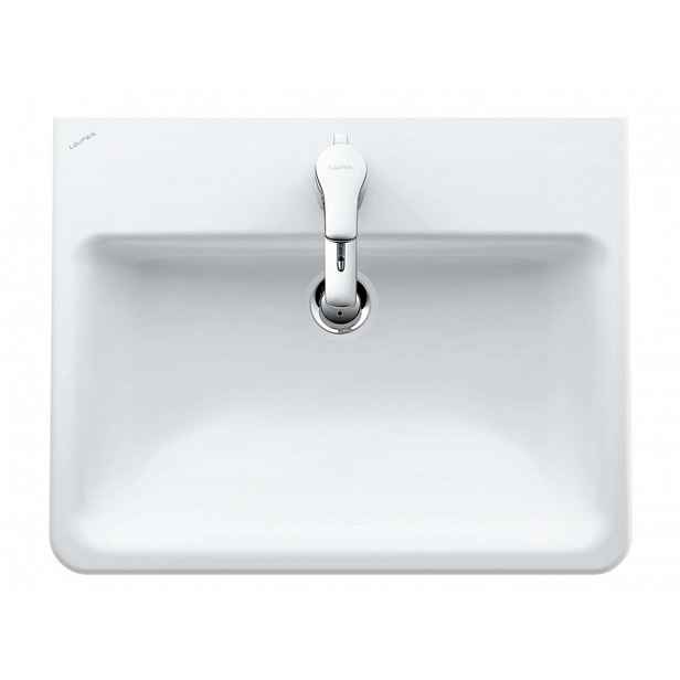 Laufen Pro S - Zápustné umyvadlo, 56x44 cm, 3 otvory pro baterii, s LCC, bílá H8189634001081