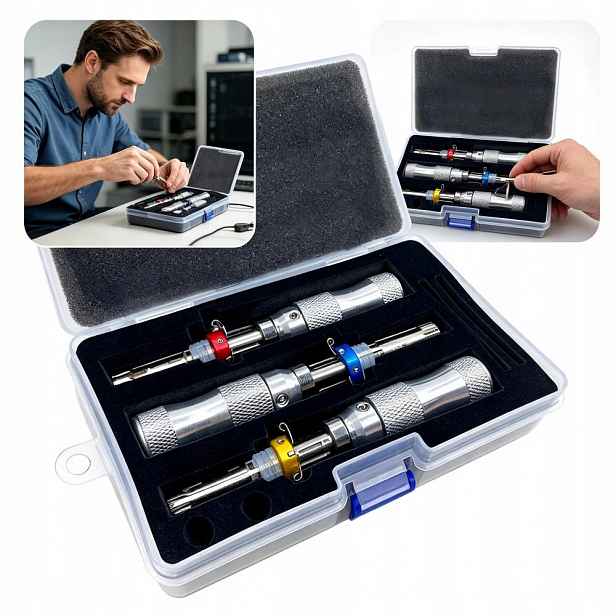 Sada nástrojů pro otevírání zámků Tubular Lock Picking Tools