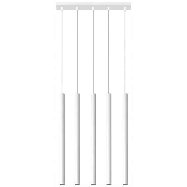 Sollux Lighting Závěsná lampa Pastelo 5 Bílá