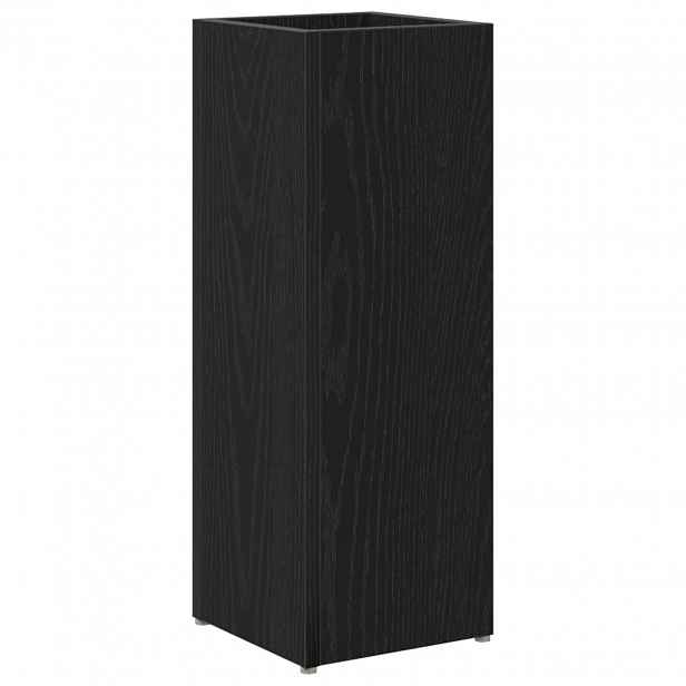 vidaXL Stojan na slunečníky s úložištěm Černý dub 20 x 20 x 55,5 cm