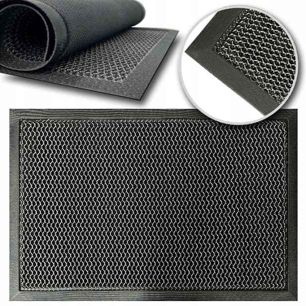 Vstupní Stěrač 3D Pvc Vnější Podložka Pod Dveře Čistící 90x150