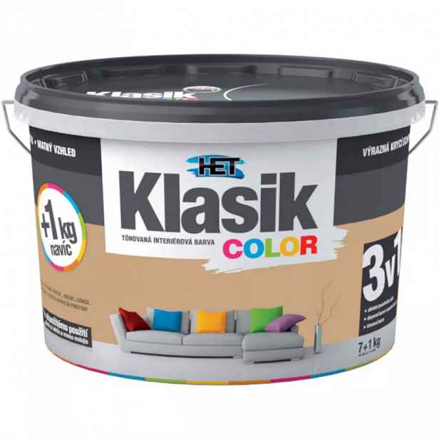 Het Klasik Color 0267 hnědý karamelový 7+1kg