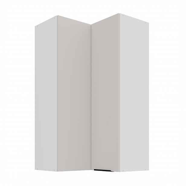 Horní rohová skříňka Como 60x60 GN-108 2F (90°) Barva korpusu: Bílá, Barva dvířek: Kašmír