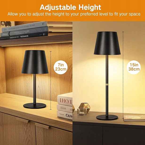 Bezdrátová Moderní Stolní Led Lampa S Dotykovým Ovládáním :946