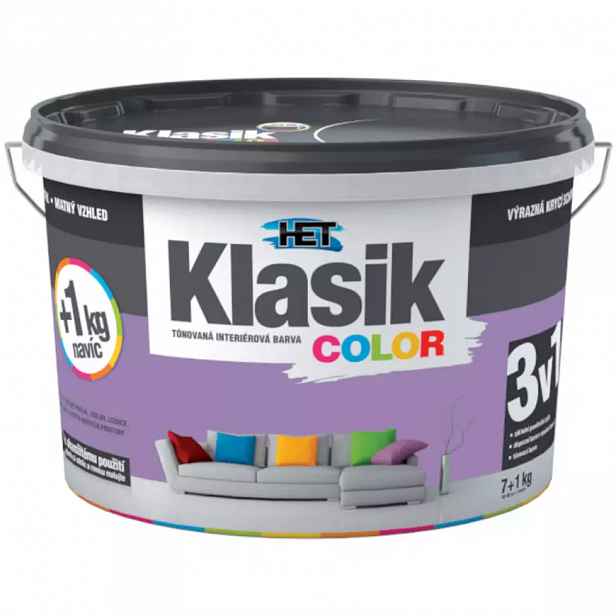 Het Klasik Color 0347 fialový šeříkový 7+1kg