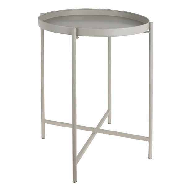 Kovový kulatý odkládací stolek ø 40 cm Meseta  – Leitmotiv