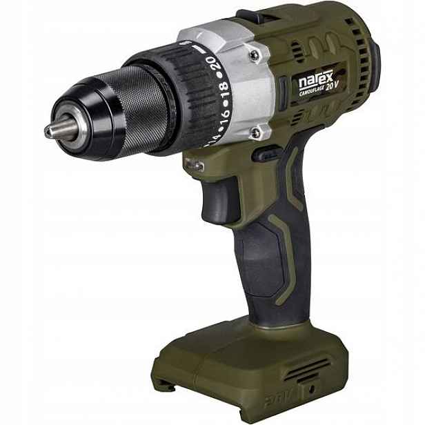 Narex Camouflage Csv 13-2, aku vrtačka 20V, 0-450/1600 ot./min., 64Nm, 1,5-