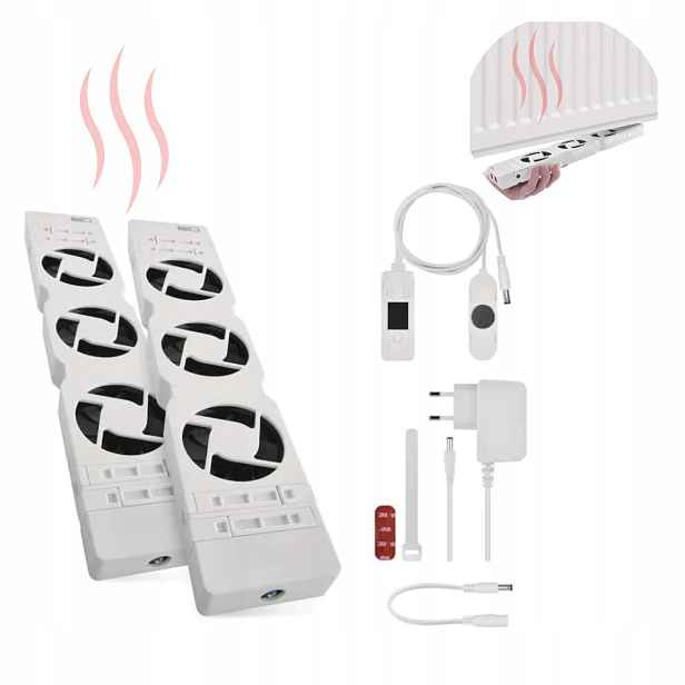 Termoventilátor pro topení Ventilátor pod topení 2 kusy Emos