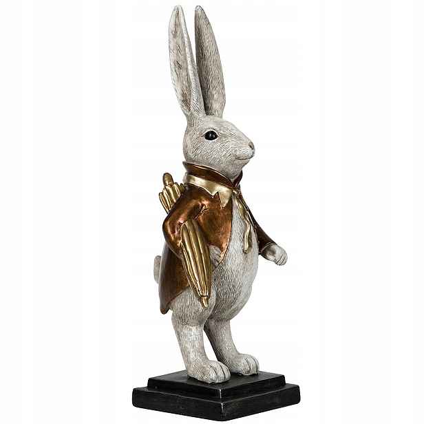 Velikonoční Zajíček Figurka Králík Zajíček Retro Ve Fraku Dekorativní 40 cm