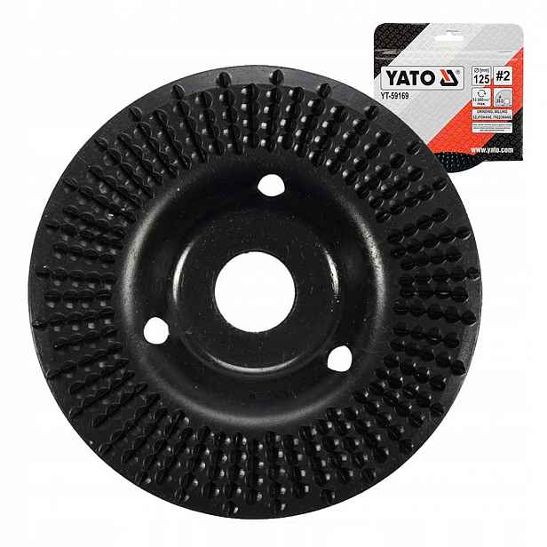 Konvexní kotouč 125 mm Č.2 pro dřevo Yato YT-59169