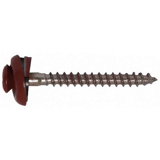 Šroub klemp. GUNNEX INOX S15 T20 4,5×35 mm RAL 3009 25 ks