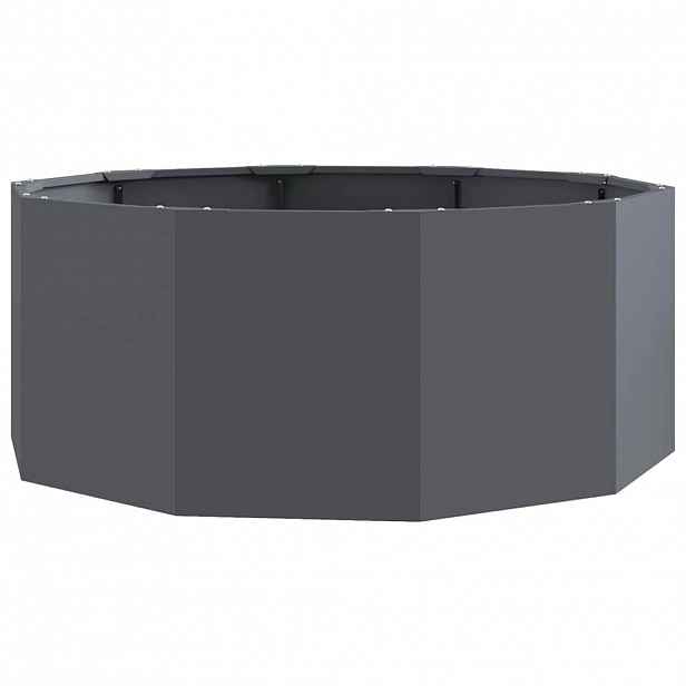 vidaXL Truhlík Antracit 90 x 90 x 35 cm Ocel