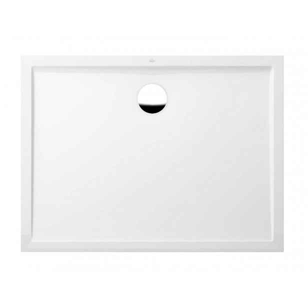 Villeroy & Boch Futurion Flat - Sprchová vanička, 90x120 cm, Quaryl, alpská bílá UDQ1290FFL2V-01