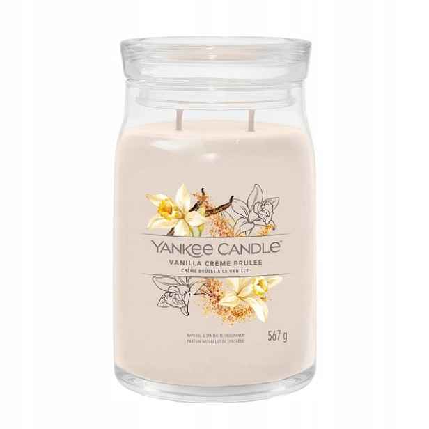 Yankee Candle Velká vonná svíčka Signature Vanilla Creme Brulee 623 g