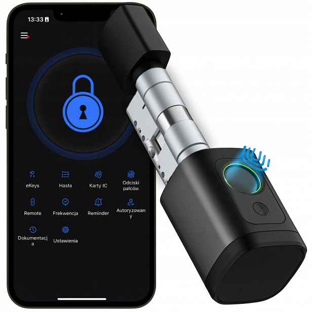 Elektronický Zámek Vložka Do Dveří Na Kód Otisk Prstu Rfid Ttlock