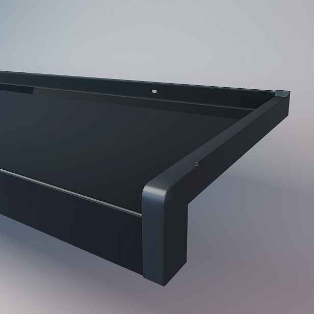 Parapet venkovní hliníkový Paramont š. 180 mm antracit