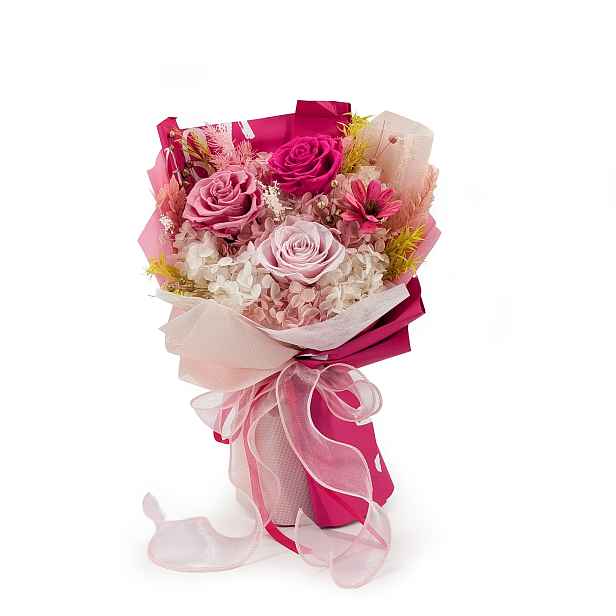 Prémiová kytice v krabičce Evergive A Lasting Gesture Candy Charm