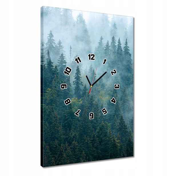 Hodiny 40x60 Les v mlze Cestování