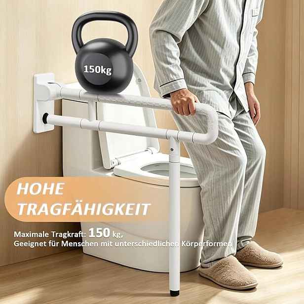 Nástěnný držák na Wc 70 cm skládací Yuchengtech 250 kg nerezová ocel