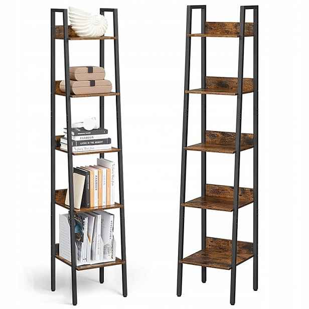 Stojanový Regál 5 Polic Žebřík Na Knihy Květiny Loft Modern Arventa Style