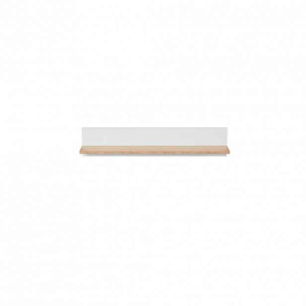RAUMHIRSCH FURNITURE NÁSTĚNNÁ POLICE Denver bílá 100/20/17,8 cm